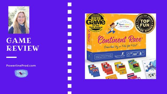 Continent Race - Geography Learning Educational Game for Kids 7 Years and  Up Trivia Card Board Game for Family Activities, Game Night by Byron's  Games